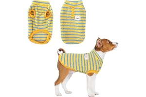 JODSEN Hundepullover Kleine Hunde,Haustier Plüsch Pullover,Warm Hundepullover,Hundepullover Fleece,Wintermäntel für Kleine Hunde,Welpe Hunde Sweater für Hunde Katzen (2XL, Gelb)