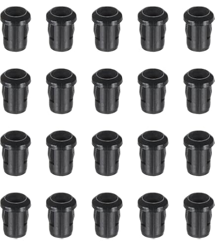 VISSQH Pack Of 160 Black LED Diode Lamp Holder, 5 Mm LED Plastic Clip Holder, LED Mounting Clip, LED Diode Socket, LED Light Emiting Diode Mounting Frame, Mounting Ring (Cylindrical - View #3