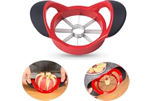 YUEMING Affettatrice di Mele, Affettatrice Mele in Acciaio Inox Affettatrice Mele Impugnatura Ergonomica Premium Affettatrice di Frutta