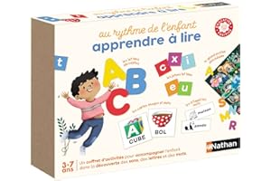 Nathan - Au rythme de l'enfant - Apprendre à lire - Education positive - coffret de découverte et d'apprentissage de la lecture - Dès 3 ans