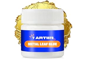 7 Artists Gold Leaf Adhesive 50 ml Gold Metal Foil Glue | Gilding Adhesive