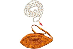 NAISHA Original Gaumukhi Japa Mala Bag Bead Mala/Necklace,Handmade Religious Japa/Meditation Mala/Vashikaran Attraction and Devi Siddhi 108 beads