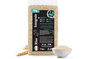 Riso Carnaroli Integrale 1 kg – Italiano da Vercelli – Ricco di Amido, Chicchi Lunghi e Sodi – Senza Glutine – Per Risotti Gourmet | 13 di Ilaria