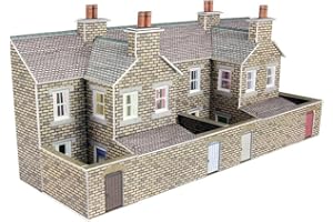 Metcalfe Models PN177 N Gauge Low Relief Stone Terraced House Backs
