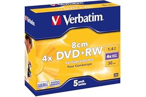 VERBATIM - Optical Media DVD+RW 1.4GB 2X 5PK