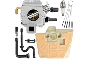 ZAMDOE Carburetor for Stihl 034 036 MS340 MS350 MS360 360Pro Chainsaw C3A-S31A 40-HE-20A 1125-120-0651 1125-120-0613 1125-120-0614 carbruetor with Air Filter Spark Plug Fuel Line Filter Cleaning Brush