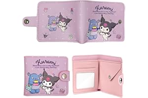 YCWSSB Portafoglio per bambini, Portafoglio in Pelle PU con Motivo a Cartoni Animati, Design Anime, Portacarte, Porta Monete, Regalo di Compleanno per Bambini