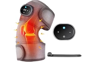 Bclsks Christmas Gifts for Women Him,Vibration Heating Pads,Cordless Knee Massager with Heat,Knee Shoulder Elbow Massager for Pain Relief,3 Modes & Heat,Gifts for Women Men Mum Dad