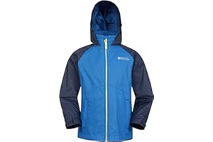 Mountain Warehouse Torrent, Impermeabile da Bambini - Cuciture Nastrate, Tasche con Cerniere, Caratteristiche Regolabili - per Viaggi, Campeggio, Escursioni
