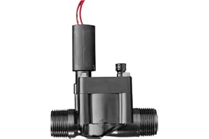 AQUA FLOW Hunter - Electrovanne M 26x34 à Ouverture et Fermeture Manuelle par Solénoïde avec Vis de Purge - Garantit Un Contrôle Précis et Facile de l'Irrigation.