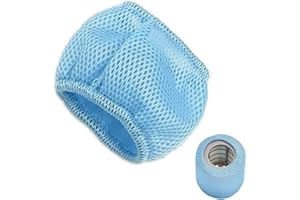 BAVOOTY Schutznetze Kompatibel mit Mspa Whirlpools Filter,Netzabdeckung für alle Mspa Whirlpools,Pool Bubble Spa Zubehör,Schutznetz Mesh Cover,90 Pleats Sieb Ersatzfilter,Einfach zu Verwenden,Zeit Sparen