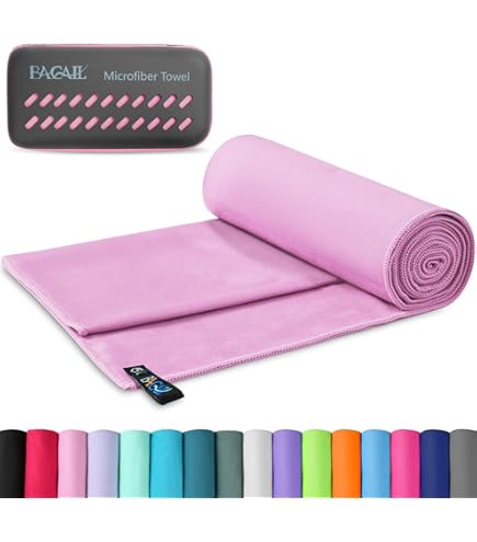 Fit-Flip yoga handdoek antislip – licht en sneldrogend - yogahanddoek voor yogamat - ideaal als yoga-towel voor mat, hot yoga en fitness – zweet