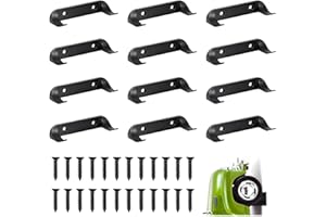 YILANJIN 12pcs Car Display Holder Wall Mount Bracket, Car Display Wall Mount Vertical, Stable Toy Car Holder Vertical Model Car Stand Shelf Compatible with Screws for Car Enthusiasts Compatible with All Series