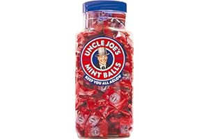Uncle Joe's | Mint Balls | 1.4Kg Jar | Traditional Mint Balls made using the same recipe from 1898 | Natural Ingredients | Free From Artificial Colors and Flavours