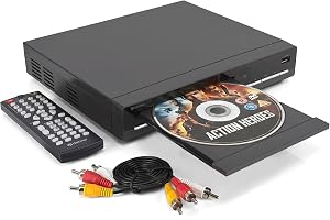 Denver DVD-Spelare för TV med HDMI, USB, 1080p och Regionsfri | 1080p-uppskalning, HDMI, SCART, USB, koaxial, regionsfri, Dolby Digital-stereo och fjärrkontroll