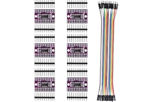 AEDIKO 6pcs TCA9548A Expansion Board I2C IIC 8 Channel Multiplexer Breakout Board with 20Pin M/F Dupont Cable