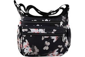 NOTAG Torba crossbody dla kobiet, wodoodporna nylonowa torba na ramię torebka na co dzień podróż wiele kieszeni torby kurierskie