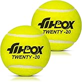 FitBox Sports Twenty20 Ball (Pack of 2) Tennis Ball, Rubber Blend Cricket Ball for Street Match Cricket Ball Tennis & Lawn Cr