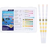 Huiguli 9 in 1 Aquarium Test, 100 Water Test for Swimming Pool, Fish Tank | Water Test Kit for PH Chlorine Free Nitrate Hardn