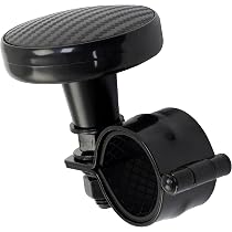 Boule De Volant Universelle AERZETIX - 100x87x60mm - Filetage M10 - Noir Et Argent - Conduite à Une Main