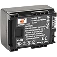 DSTE® BP-808 Rechargeable Li-ion Battery for Canon BP-807, BP-808, BP-809 and Canon FS200, FS300, FS400, FS21, FS22, FS31, FS40
