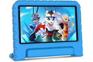 AOCWEI X300 Tablet para Niños Android 11 de 7 Pulgadas, 2GB RAM 32GB ROM/TF 128GB con Control Parental - Kids Educativos - Tablet Infantil WiFi 6, 3500mAh con Funda(Azul)