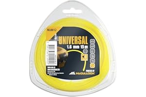 MCCULLOCH Universal cicha żyłka do podkaszarki 1.6mmx15m, NLO012: Zapasowa żyłka do podkaszarki, długość 15 m, Ø żyłki 1,6 mm, opatentowana technika zapewniająca cichą pracę (nr kat. 00057-76.163.12)
