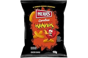 Herr's Carolina Reaper Flavored Extra Hot Cheese Curls(12x113 g)