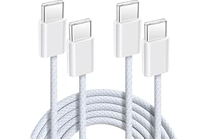 Anysea Cable USB C a USB C Carga Rápida：3A 60W Cable Tipo C a Tipo C Cargador Cable Nylon Datos Cable USB C Compatible con iPhone 16 15 Pro Max Galaxy S24 S23 iPad Pro/Air MacBook Pro/Air, 2Pack 1M