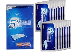 LacyMC 28 Teeth Whitening Strips, Teeth Whitening Strips, Teeth Whitening Strips, Reduces Tooth Sensitivity & Removes Dental Stains