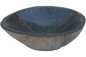 STONE art & more B-Ware! Kleine Steinschale, kleine Vogeltränke, Ø ca. 20 cm, Steinmetzarbeit aus Naturstein, frostfest