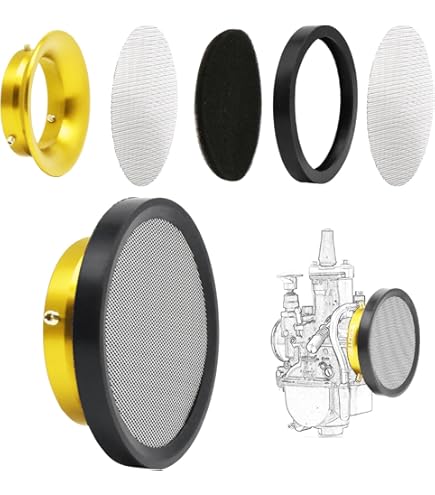 Cornet Filtre à Air Conique Chromé Ã˜55 Pour Moto Vintage Old School Vicma E8A9920S2B