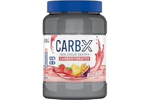 ‎APPLIED NUTRITION Applied Nutrition - Carb X Branched Cyclic Dextrin Kohlenhydrate, Intra- & Post-Workout Kohlenhydratpulver - 48 Portionen (1.2kg, Fruit Burst)