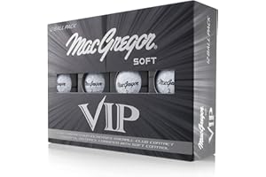 MacGregor - MACACC004M VIP - Pelotas de Golf Blandas, de Alta Visibilidad, 12 Unidades