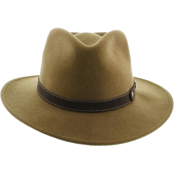 Produktbild von Relaxdays Sonnenhut Strohhut Mit Brauner Schleife