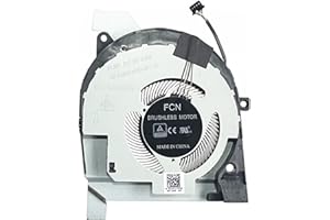 ANNESA Fleshy Leaf New CPU Cooling Fan Replacement for DELL Latitude 5501 5511 Precision 3541 3551 P80F Series EG50060S1-C440-S9A DFS20004053J0T DC28000NXSL DC28000NXFL 0CVMC1