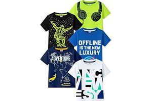 Kuchipoo Boys Half Sleeves Regular Fit Cotton T-Shirt