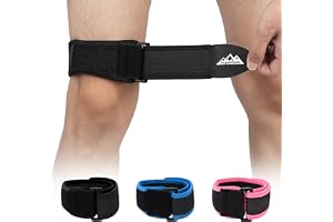 supregear IT-bandage för knä, justerbart och bekvämt kompressionsstöd för iliotibialbandet, andningsbart ITB-band mot iliotibialbandssyndrom