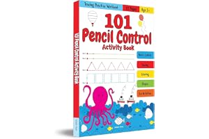 101 Pencil Control Activity Book For Kids: Tracing Practise Book | Age 2+ and up | 4 hours of writing activities