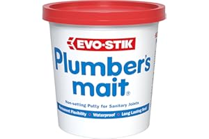 EVO-STIK Plumber's Mait 750g - Non-Setting Putty for Sanitary Joints - Permanant Flexibility - Waterproof