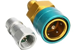 RANRAO R1234YF vers R134A Adaptateur de raccord rapide côté bas pour climatiseur de voiture