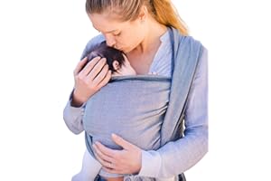 HOPPEDIZ® Porte-bébé London noir-blanc 5.40 m