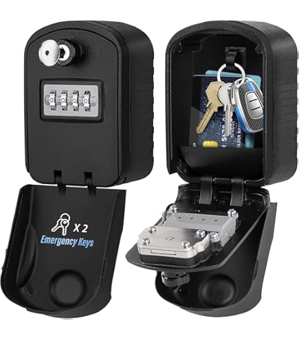 Cassetta Di Sicurezza A Parete Con Combinazione A 4 Cifre, Impermeabile, Ideale Per Genitori Anziani - Foto 3