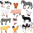 44 Figurines Animaux De Ferme Réalistes - Jouets éducatifs Pour Enfants 3 Ans+