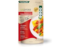 VEPROSA Bio-Saucenpulver Tomatensauce 250g Vorteilspack | Vegane Protein Saucen mit über 30% Protein, perfekte Ergänzung zu vielen herzhaften Gerichten | 100% natürliche Zutaten, glutenfrei