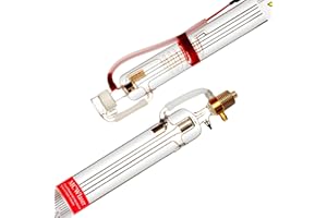 MCWlaser Tubo Laser CO2 80W 1250mm Length Laser Tube Dia 80mm Actual 80W 90W 100W per Cutting Machine and Laser Engraver macchine per Incisione e il Taglio laser CO2