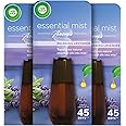 Air Wick Essential Mist Automatic Fragrance Mist Diffuser Refill, Relaxing Lavender - 20 Ml | Natural Essential Oils Diffuser Refill | Automatic Air Freshener (Pack of 3)