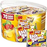 nimm2 Lachgummi Minis Round Tin - 1 x 735g (70 Mini Packs) - Fruit Gum with Fruit Juice and Vitamins