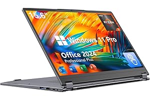 UPBUD 2en1 Ordenador portátil 15,6",16GB RAM DDR4, 512GB SSD,AMD Ryzen 3 3200U (hasta 3,5 GHz),AMD Radeon Vega 3,Pantalla táctil Full HD,Window 11 Pro,Wi-FI 5,BT5.1,RJ45,Teclado Retroiluminado