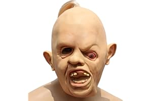 HAORONG Sloth Latex Mask Deluxe Goonies Disfraz de Disfraces de Halloween 1980's 80's